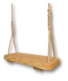 Premier Wood Tree Swing Pine Wood